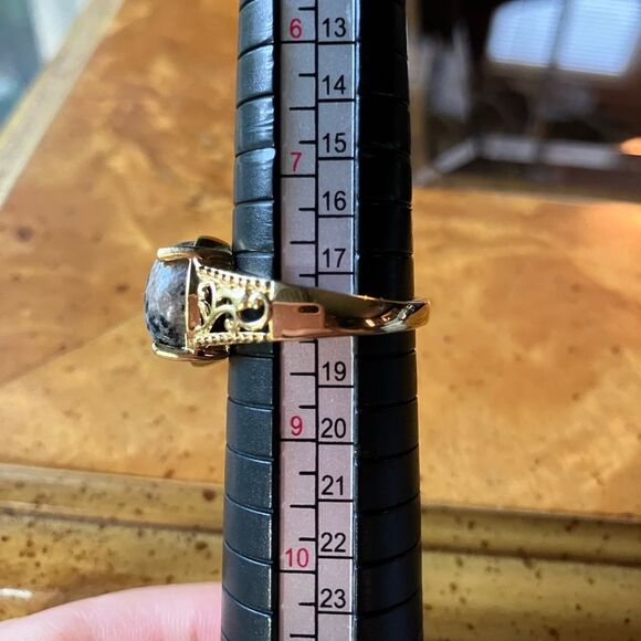 Natural Yooperlite Sterling Silver Ring Size 8 - Picture 8 of 10